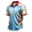 Light Blue, variant on Zimjoy Mexico Soccer Jersey Shirt for Men 2026 World Soccer Game National Team 2D Graphic Collared Short Sleeve Button Down Shirts Dark Green L