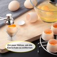 thumbnail image 5 of Uds. Abridor de cáscara de acero inoxidable para huevos crudos/blandos, duros, 5 of 5