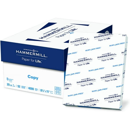 paper 20lb hammermill ream acid sheets bright letter copy case