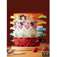 thumbnail image 3 of Oven Clay Pot, Tableware Thousand Layer Deep Ceramic Baking Tray With Handle,800ML, 3 of 5