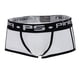 thumbnail image 4 of Calzoncillos de malla transpirable elástica para hombres Ropa interior Pantalones cortos de tiro bajo Troncos Blanco Sunnimix calzoncillos para hombres, 4 of 8