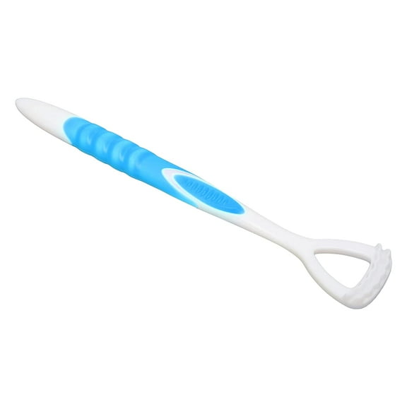 Tongue Scraper, Refreshing Prevent Vomiting Tongue Cleaner Bad Breath Removal Portable Ergonomic for Daily Use for Adults(red)