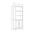 thumbnail image 4 of Better Homes & Gardens Springwood Bookcase with Doors, Light Honey Finish, 4 of 9