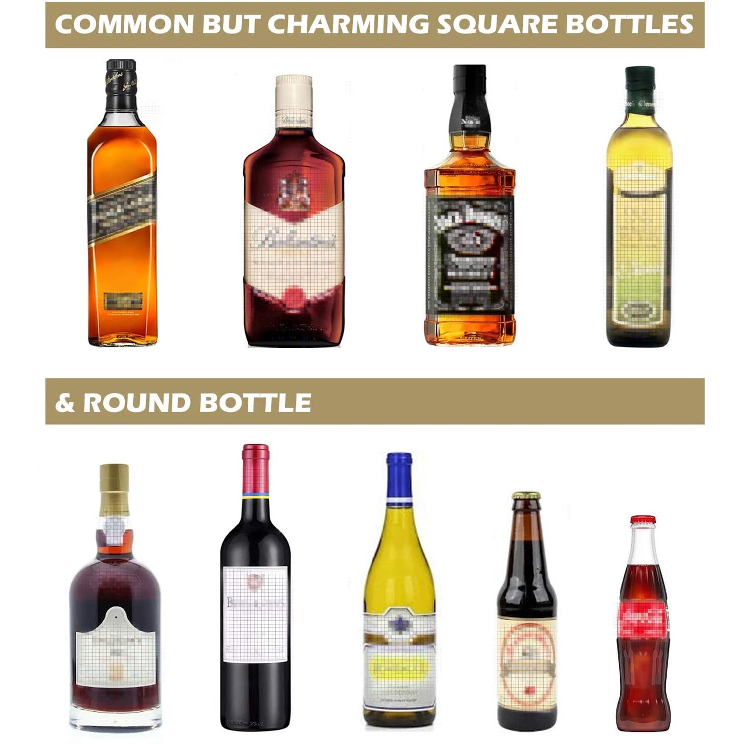 Glass Bottle Cutter Cutting Tool Upgrade Version Square And Round Wine Beer Glass Sculptures Cutter For DIY Glass Cutting Machine Metal Pad Bottle Holder With Cutting Accessories
