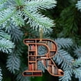 thumbnail image 5 of AuroraX Hanging Christmas Decoration Acrylic Minimalist Personalized Keepsake Ornaments Decorative DIY Iridescent 26 Letters for Birthday,Door,Christma Tree Decor, 5 of 9