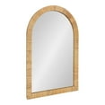 thumbnail image 1 of Kate and Laurel Rahfy Boho Arch Rattan Mirror, 20x30, Natural Wood, Decorative Wooden Mirror with Authentic Rattan Frame for Bohemian Wall Decor, 1 of 9