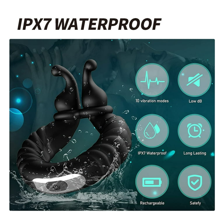 penisring kamera USB Vibrating Rabbit Penis Ring Last Longer Vibrator Silicone Sex Toys main image 0