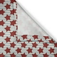 thumbnail image 4 of Ambesonne Stars Window Valance, Marine Inspired Stripes, 54" X 12", Pale Blue Ruby and Ivory, 4 of 5