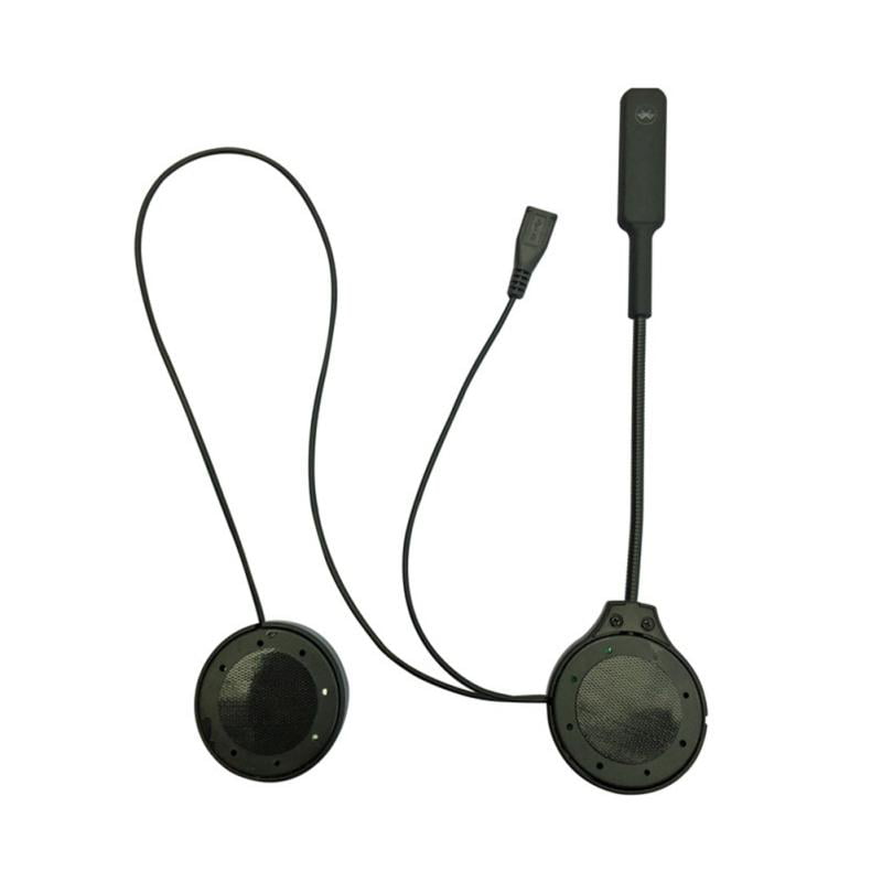 Motorcycle Helmet Bluetooth Intercom Headset Earphone Speakers with Microphone 