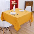 thumbnail image 1 of Rectangle Tablecloth - x - Washable Polyester Rectangular Table Cloth for Dining Room Tables Stain and Spillproof Table Cover, 1 of 7