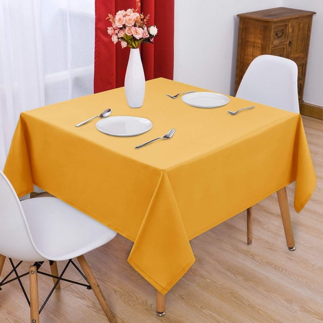 Rectangle Tablecloth - x - Washable Polyester Rectangular Table Cloth for Dining Room Tables Stain and Spillproof Table Cover
