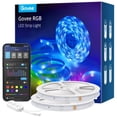 thumbnail image 1 of Govee Tira de luces LED inteligentes, WiFi, multicolor, con control de aplicaciones y sincronización de música, uso en interiores, 1 of 5