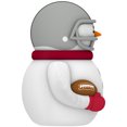 thumbnail image 3 of Ohio State Buckeyes 7' Inflatable Snowman Player, 3 of 7