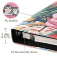 thumbnail image 3 of FORMRS 3 Ring Photo Album 4"x6" Self Adhesive Large Capacity PU Leather Cover, Art Cat, 3 of 8