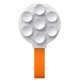 thumbnail image 1 of Likrtyny Soporte Agarre para Caja Con Soporte Magnético para Con Ventosa para IPhone (blanco Naranja), 1 of 9
