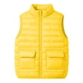 thumbnail image 3 of KICILVS Kids Puffer Vest Zip Up Quilted Sleeveless Jacket with Pockets Lightweight Warm Waistcoat for Winter Wear 4-15 Years, 3 of 9