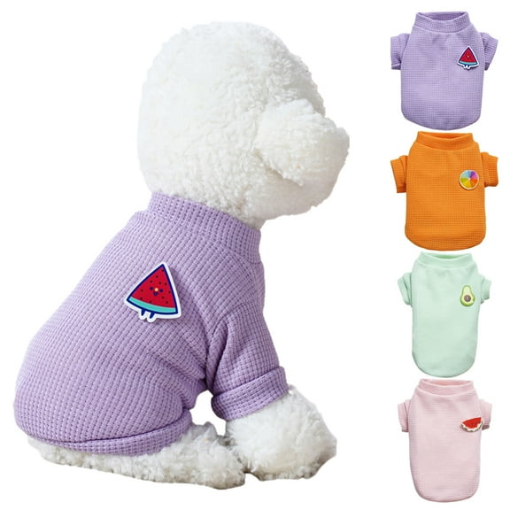 shenmeida Pet Coat Elegant Perfect Gifts Polyester Cartoon Pin Thin Pet Clothing for Home