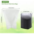 thumbnail image 3 of NOGIS Nursery Grow Bags, 100 PCS Non-Woven Plants Grow Bags 7.8"x8.6", Solid Seed Starter Bags Fabric Seedling Pots Plants Pouch Home Garden Supply, 3 of 7