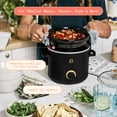 thumbnail image 2 of Beautiful 2 Qt Manual Slow Cooker, Black Sesame by Drew Barrymore, 2 of 13