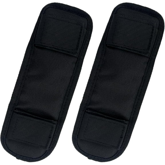 2 PCS Soft Shoulder Strap Pad, Ultra Comfortable Shoulder Pads for Bag Straps,Breathable & Durable Backpack Strap Pads (Black)