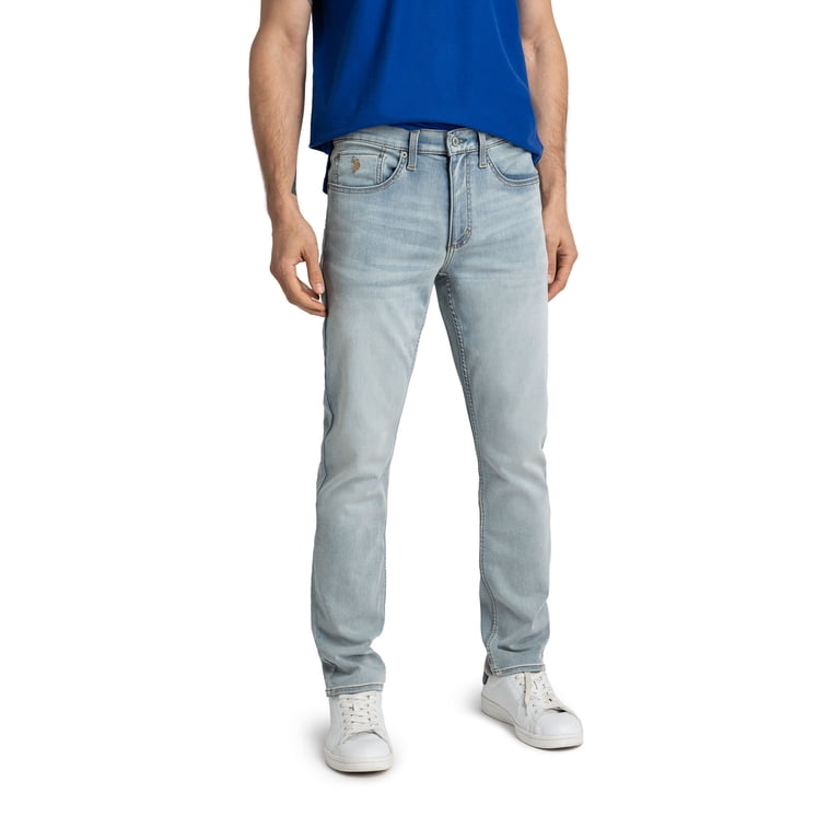 U.S. Polo Assn. Men's Slim Straight Knit Denim Jean photo 1