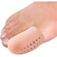 thumbnail image 1 of Protección para el dedo gordo del pie, 10 piezas de punteras, protector de silicona para el dedo gordo del pie, puntera suave y cómoda para aliviar el dolor de pies y contra ampollas y callos. (Beige) Rojo Verde, 1 of 5