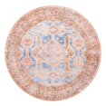 thumbnail image 3 of Unique Loom Timeless Collection Area Rug - Paul (5' Round Blue/Gold), 3 of 9