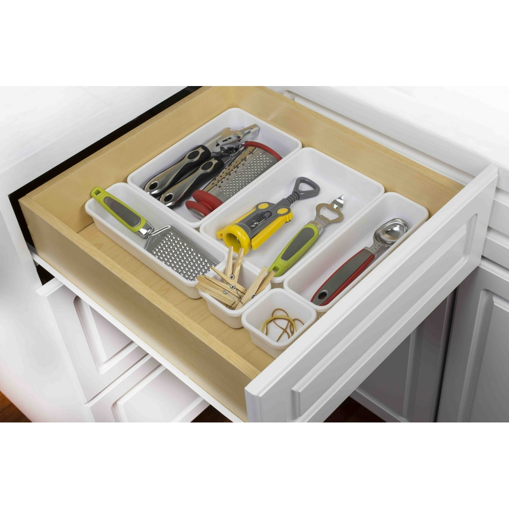 Home Basics 8 Piece Multi Drawer Organizer Set