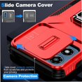 thumbnail image 5 of Funda para GANGXUN Motorola Moto G Play 2024 - Soporte metálico, Función magnética, Rojo, 5 of 5