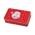 thumbnail image 4 of Caja de lata de caramelos,Contenedor de almacenamiento de caja de dulces decorativo,Caja de regalo para ,caja de azúcar,decoración navideña,Contenedor para guardar Papá Noel rojo, 4 of 8