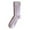 Light Purple, variant on Women Solid Color Cable Knit Athletic Style Socks Mixed Thick Winter Warm Wool Mid Tube Footwear Comfort Black