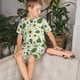 thumbnail image 4 of Balery Green Avocado Conjunto de Pijama Infantil de Manga Corta con Estampado – Ropa de Dormir de Algodón Suave-XX-Large, 4 of 6
