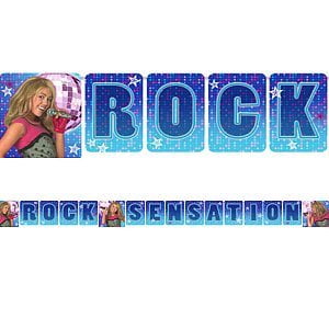 Hannah Montana 'Rock the Stage' Celebration Banner (1ct)