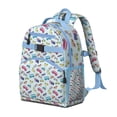 thumbnail image 2 of Cartoon car backpack, roomy backpack with truck and construction motifs, ideal for school or students, 2 of 6