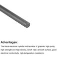thumbnail image 4 of Graphite Rod Graphite Stirring Rod 100x3mm Black for Electrode, Melting Casting, Crucibles, Pack of 5, 4 of 6