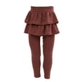 thumbnail image 1 of Lovebay Toddler Child Girls Leggings with Skirt Warm Kids Leggings Tutu Pants 2-10 Years, 1 of 7