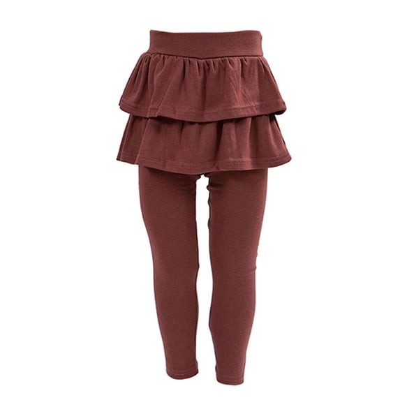 Lovebay Toddler Child Girls Leggings with Skirt Warm Kids Leggings Tutu Pants 2-10 Years