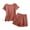 Red, variant on Guluxicc 2 Piece Pajama Sets for Women Casual T-Shirt and Baggy Shorts Lounge Outfits Set Loungewear Sleepwear