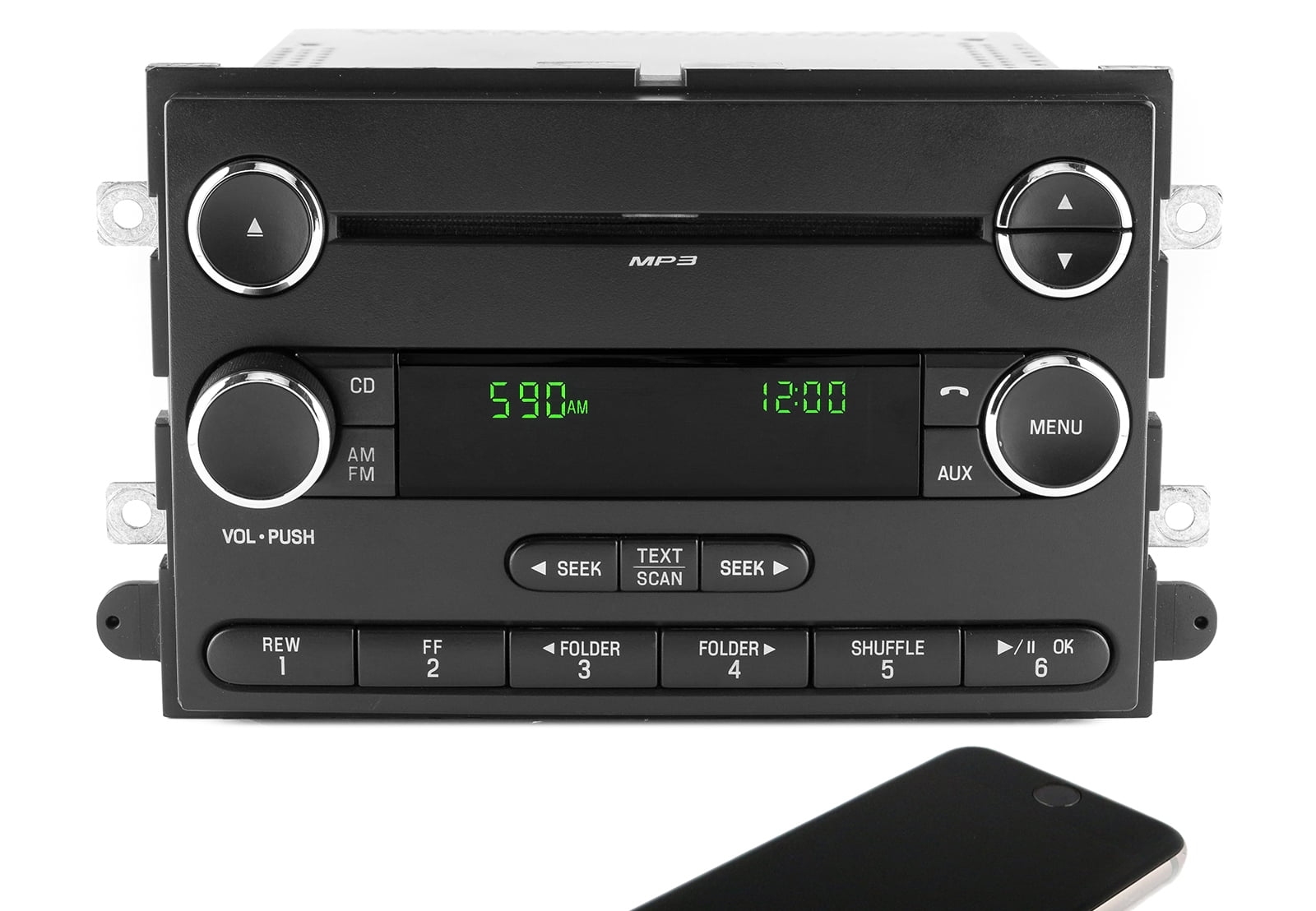 Restored 08-10 Ford Edge Lincoln MKX AMFM CD Mp3 Radio w Bluetooth Upgrade 8T4T-18C869-AG (Refurbished)