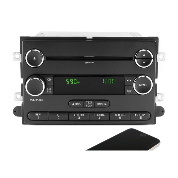 Restored 08-10 Ford Edge Lincoln MKX AMFM CD Mp3 Radio w Bluetooth Upgrade 8T4T-18C869-AG (Refurbished)