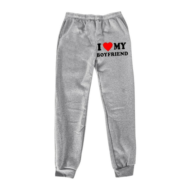 Straight-cut Sweatpants - Light gray melange - Ladies