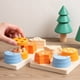thumbnail image 2 of Bloques de construcción de madera Montessori para niños juguetes educativos de aprendizaje temprano rompecabezas de combinación de colores para niños de 1 2 y 3 años, 2 of 5