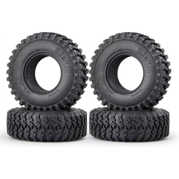 RCLIONS 1.9 inch RC Crawler Tires - 4pcs Set for 1/10 RC Crawler Car SCX10 TRX4