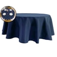 thumbnail image 1 of Dvruxg Round Tablecloth 70 Inch Waterproof Heavy Duty Wrinkle Free Polyester Fabric Table Cloth, Spill Proof Washable Table Cover for Parties, Camping, Picnic, Banquet, Indoor and Outdoor, 1 of 5
