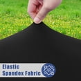 thumbnail image 2 of Mantel Moosfor Spandex, paquete de 2 unidades, para mesa rectangular de 8 pies, color negro, 2 of 9