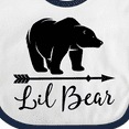 thumbnail image 4 of Inktastic Lil Bear Boys Cute Baby Boys Baby Bib, 4 of 4