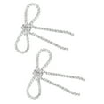 thumbnail image 1 of 2 Pcs Broches Accessoires en Forme de Cœur Bijoux à Franges Robes Nœuds Boucle Broches Sequins, 1 of 8