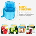 thumbnail image 2 of Minkissy Ice Crusher Manual Hand Operated For Home Kitchen Blue 1Set, 2 of 4