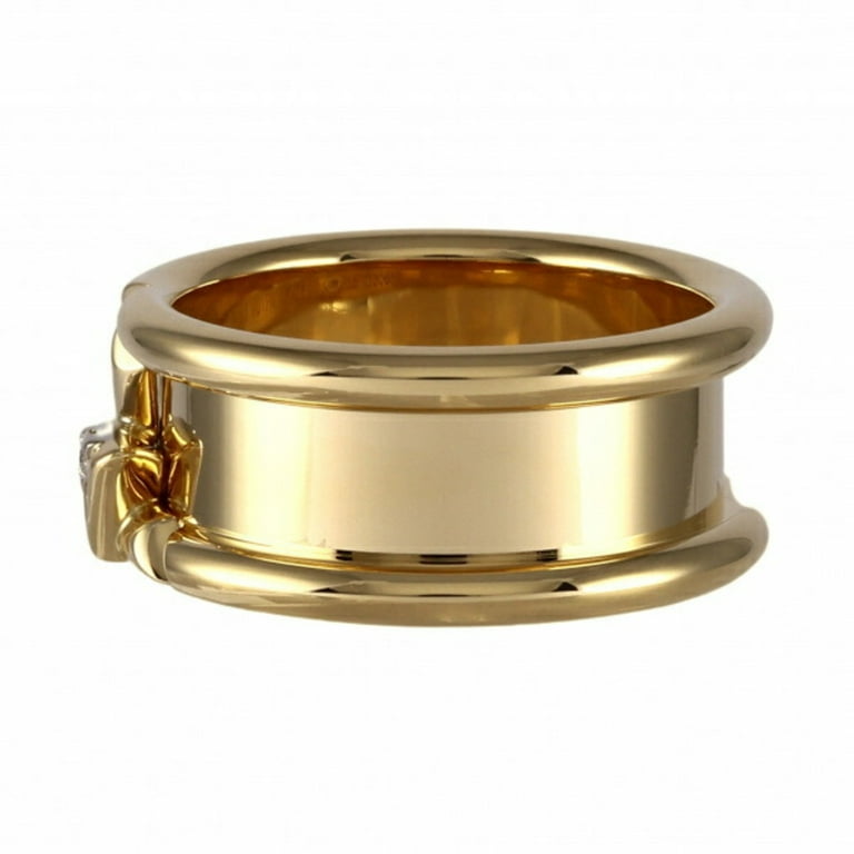 Pre-Owned Louis Vuitton Berg Band - LV Voltwan Ring K18YG Yellow Gold  (Good) 