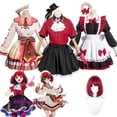 thumbnail image 4 of OSHI NO KO Cosplay Arima Kana Hoshino Ai Vestido de Cosplay para Mujeres Niñas Disfraz Sombrero Falda Pelucas Trajes Disfraz de Halloween, 4 of 5